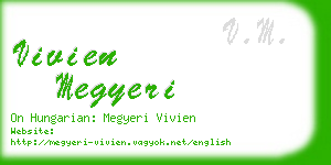 vivien megyeri business card